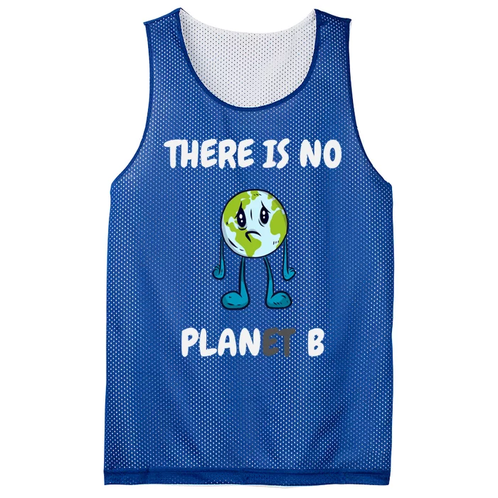 There Is No Planet (Plan) B Gift Save The Earth Climate Change Cute Gift Mesh Reversible Basketball Jersey Tank