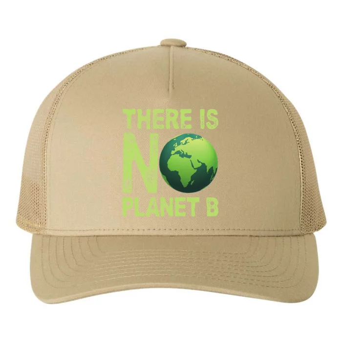 There Is No Planet B Earth Day Women Environment Funny Yupoong Adult 5-Panel Trucker Hat