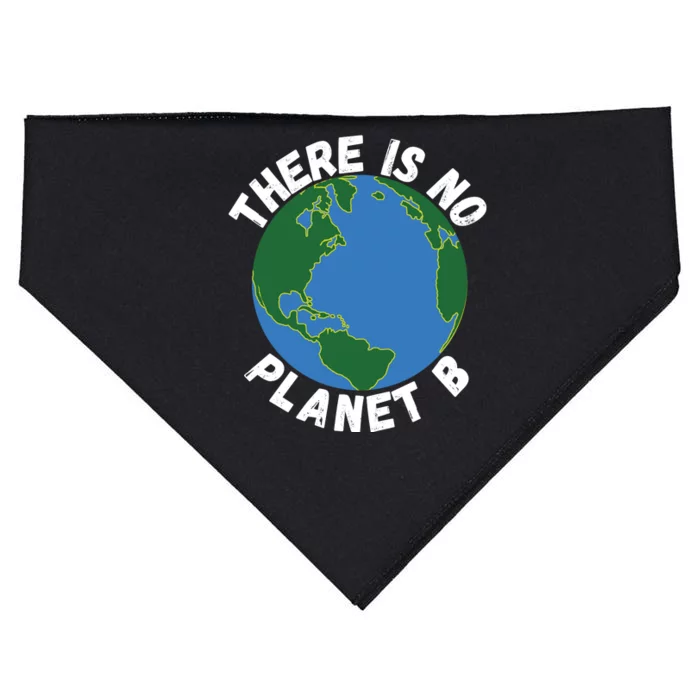 There Is No Planet B Earth Day Environmental, Save The Earth USA-Made Doggie Bandana