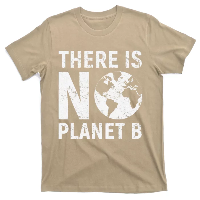 There Is NO Planet B Retro Earth Day Conservation T-Shirt