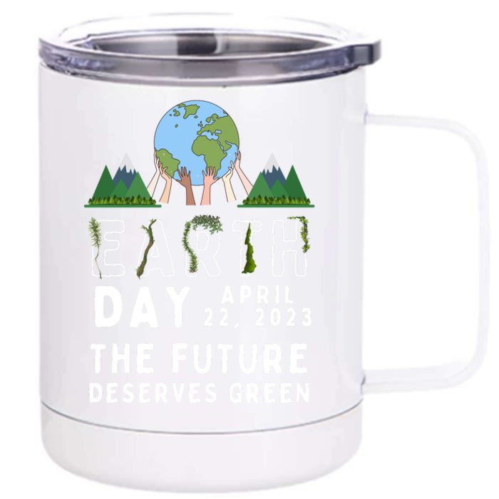 There Is No Planet B Awareness Environmental Activism Front & Back 12oz Stainless Steel Tumbler Cup