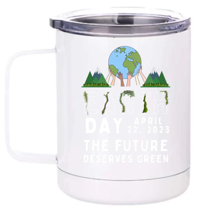 There Is No Planet B Awareness Environmental Activism Front & Back 12oz Stainless Steel Tumbler Cup