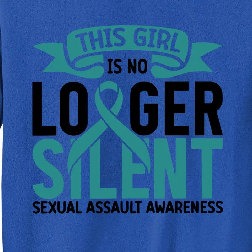 This Is No Longer Silent Sexual Assault Awareness Month Gift Sweatshirt