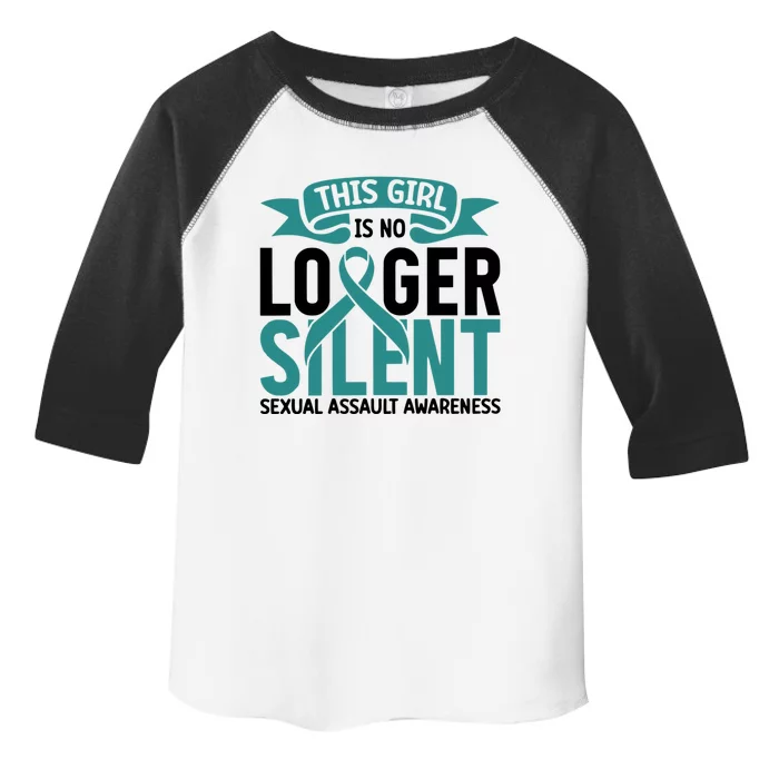 This Is No Longer Silent Sexual Assault Awareness Month Gift Toddler Fine Jersey T-Shirt