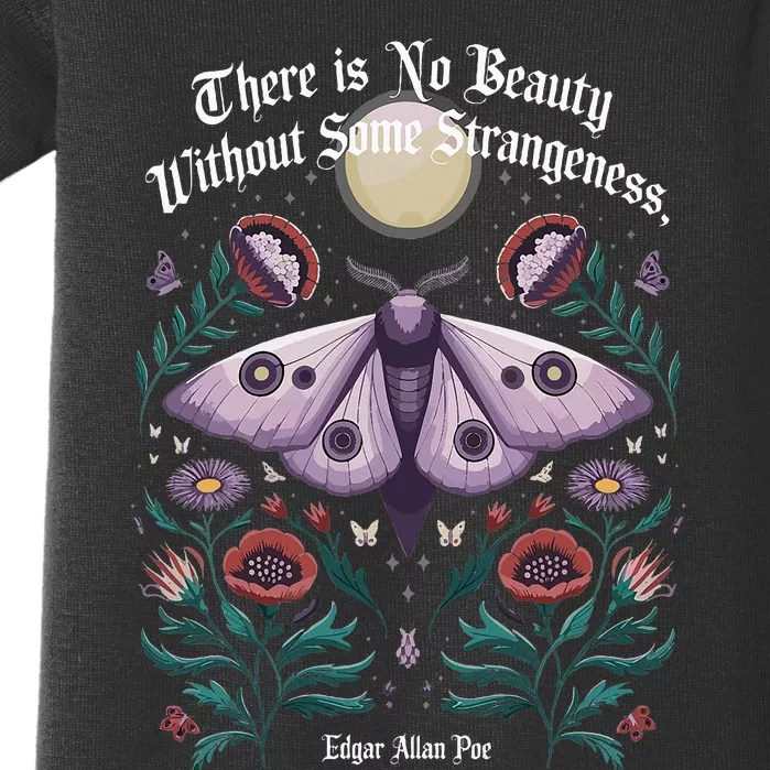 There Is No Beauty Without Some Strangeness Edgar Allan Poe Baby Bodysuit