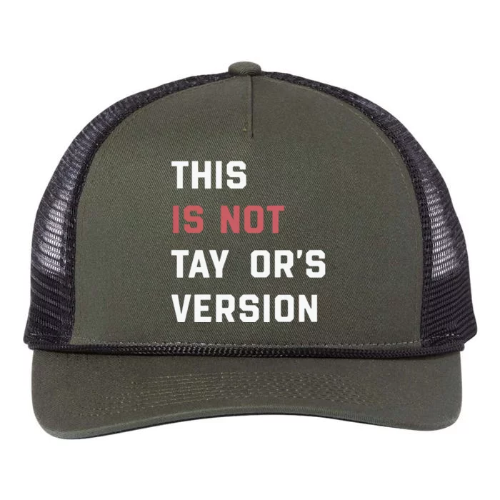 This Is Not Tay Version Retro Rope Trucker Hat Cap