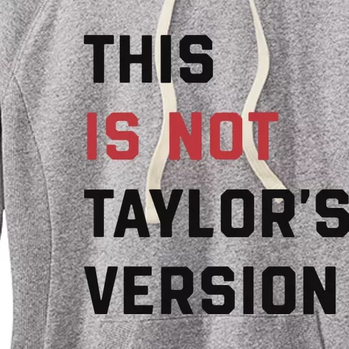 This Is Not Tay Version Women's Fleece Hoodie