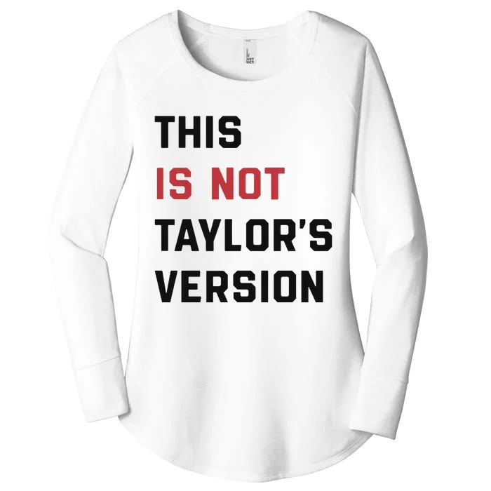 This Is Not Tay Version Women's Perfect Tri Tunic Long Sleeve Shirt