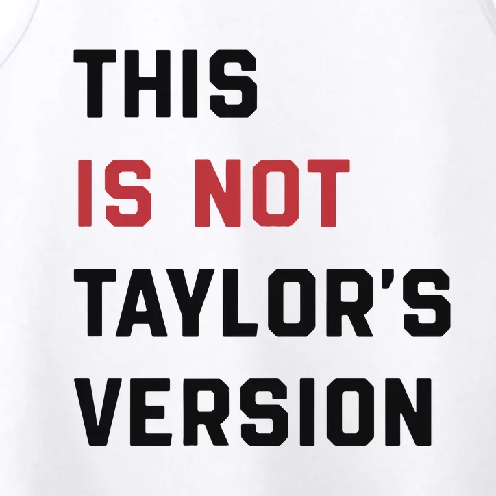 This Is Not Tay Version Performance Tank