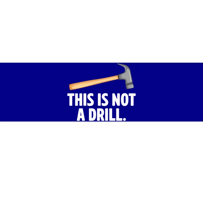 This Is Not A Drill Car Mechanic Vehicle Technician Repair Cool Gift Bumper Sticker