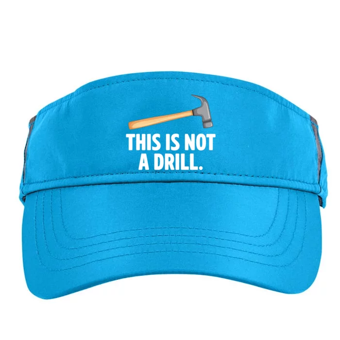 This Is Not A Drill Car Mechanic Vehicle Technician Repair Cool Gift Adult Drive Performance Visor