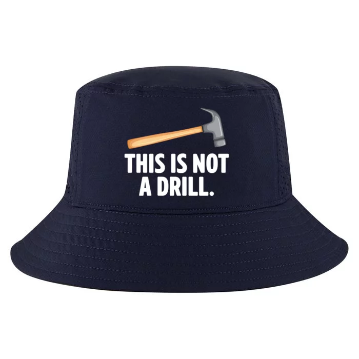 This Is Not A Drill Car Mechanic Vehicle Technician Repair Cool Gift Cool Comfort Performance Bucket Hat