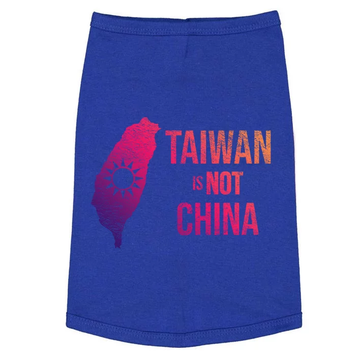 Taiwan Is Not China Freedom Democracy Independence Gift Doggie Tank