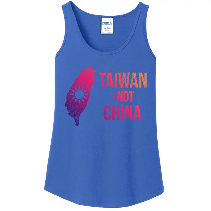 Taiwan Is Not China Freedom Democracy Independence Gift Ladies Essential Tank