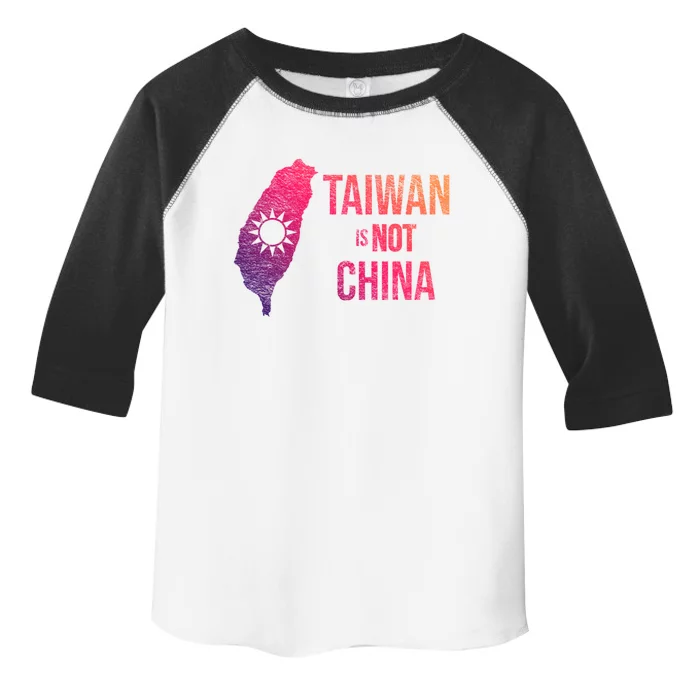 Taiwan Is Not China Freedom Democracy Independence Gift Toddler Fine Jersey T-Shirt