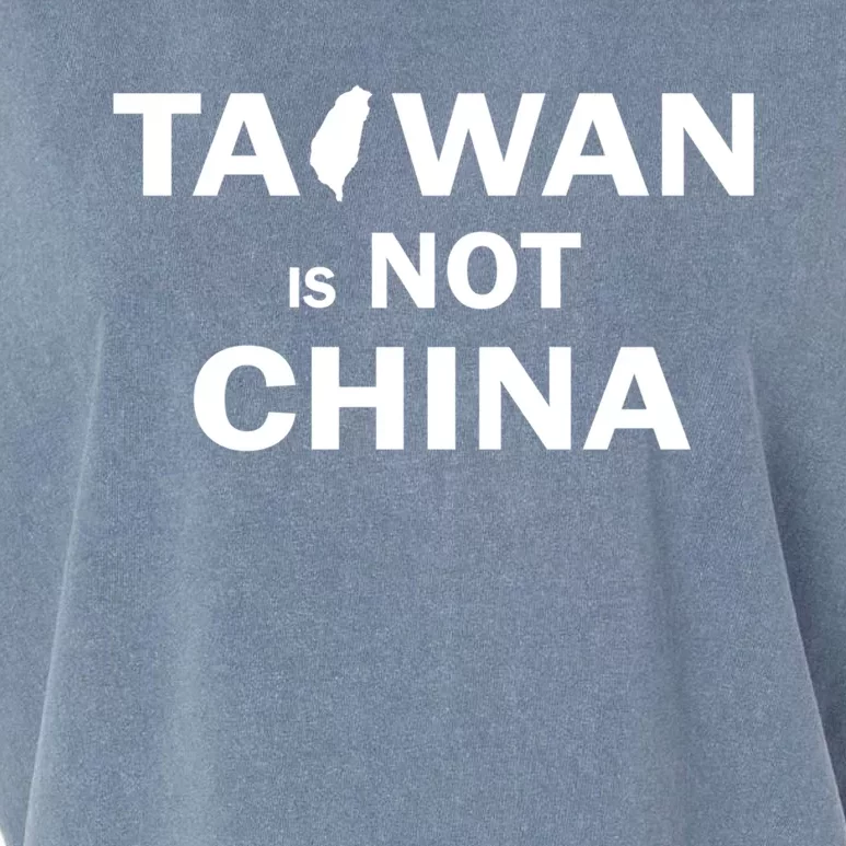 Taiwan Is Not China Independent Free Taiwan Cute Gift Garment-Dyed Women's Muscle Tee