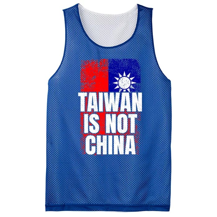 Taiwan Is Not China Cute Gift Mesh Reversible Basketball Jersey Tank