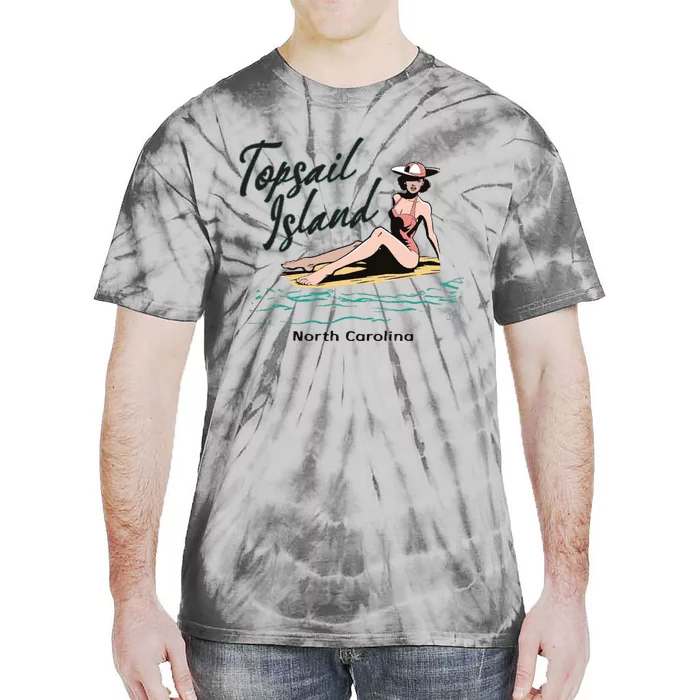 Topsail Island North Carolina Tie-Dye T-Shirt