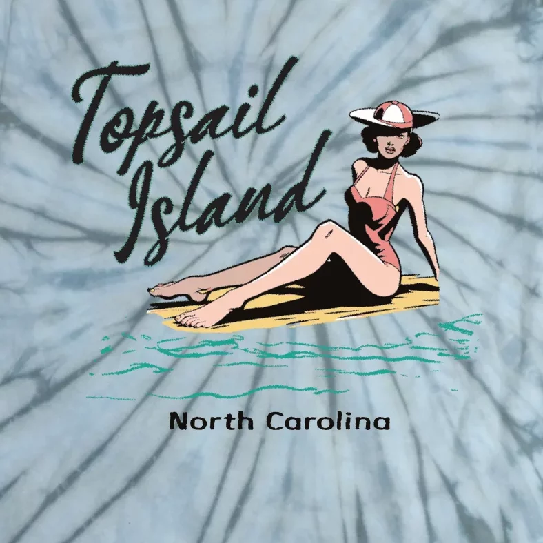 Topsail Island North Carolina Tie-Dye T-Shirt