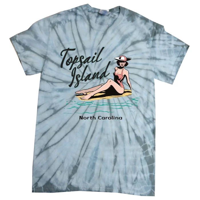 Topsail Island North Carolina Tie-Dye T-Shirt