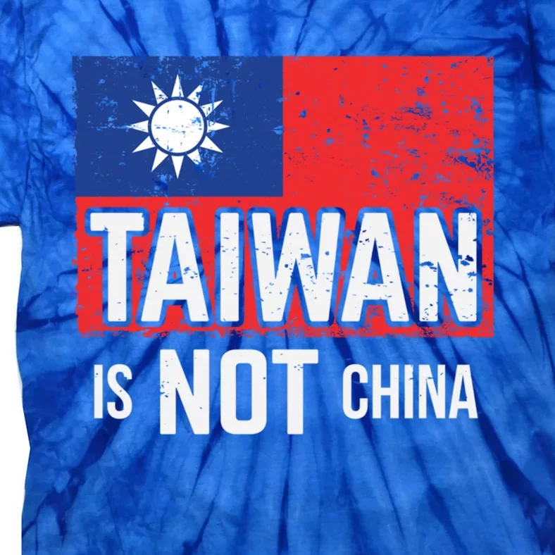 Taiwan Is Not China Support Independent Taipei Flag Gift Tie-Dye T-Shirt