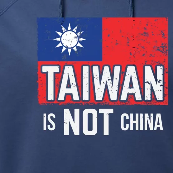 Taiwan Is Not China Support Independent Taipei Flag Gift Performance Fleece Hoodie