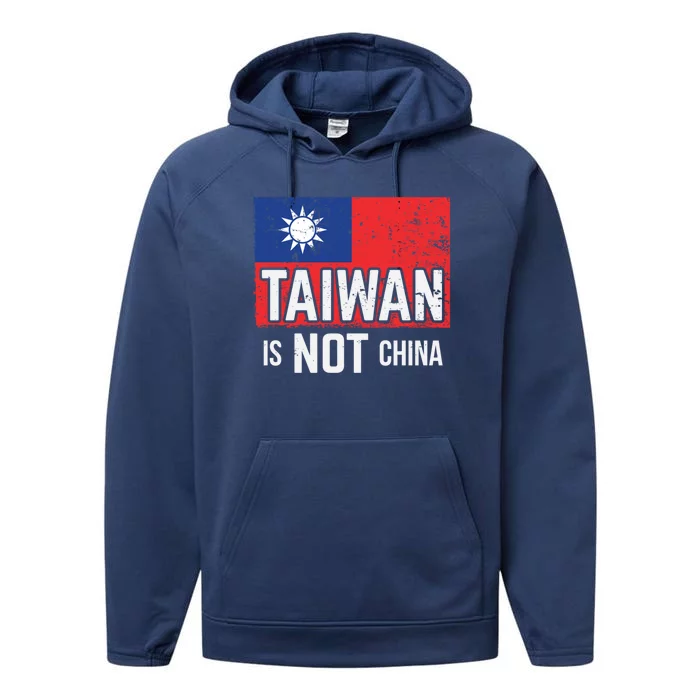 Taiwan Is Not China Support Independent Taipei Flag Gift Performance Fleece Hoodie