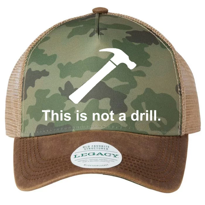 This Is Not A Drill Funny Cool Gift Legacy Tie Dye Trucker Hat