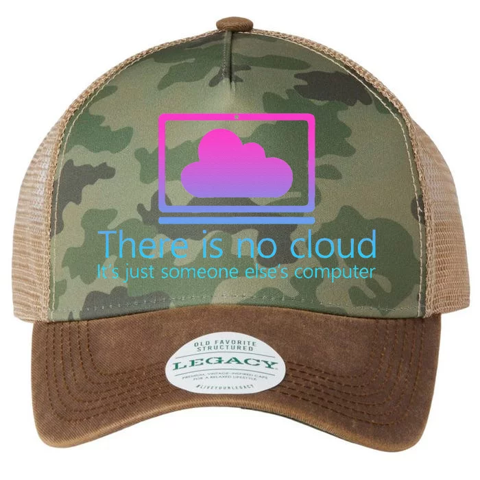 There Is No Cloud ItS Just Someone ElseS Computer Legacy Tie Dye Trucker Hat