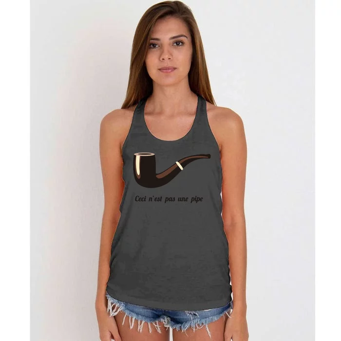 This Is Not A Pipe Women's Knotted Racerback Tank