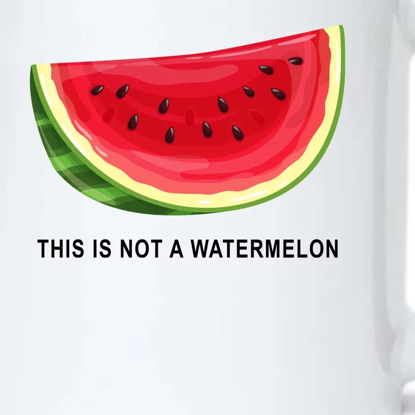 This Is Not A Watermelon Funny Black Color Changing Mug