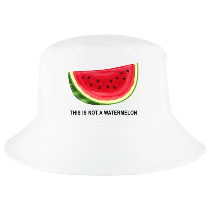 This Is Not A Watermelon Funny Cool Comfort Performance Bucket Hat