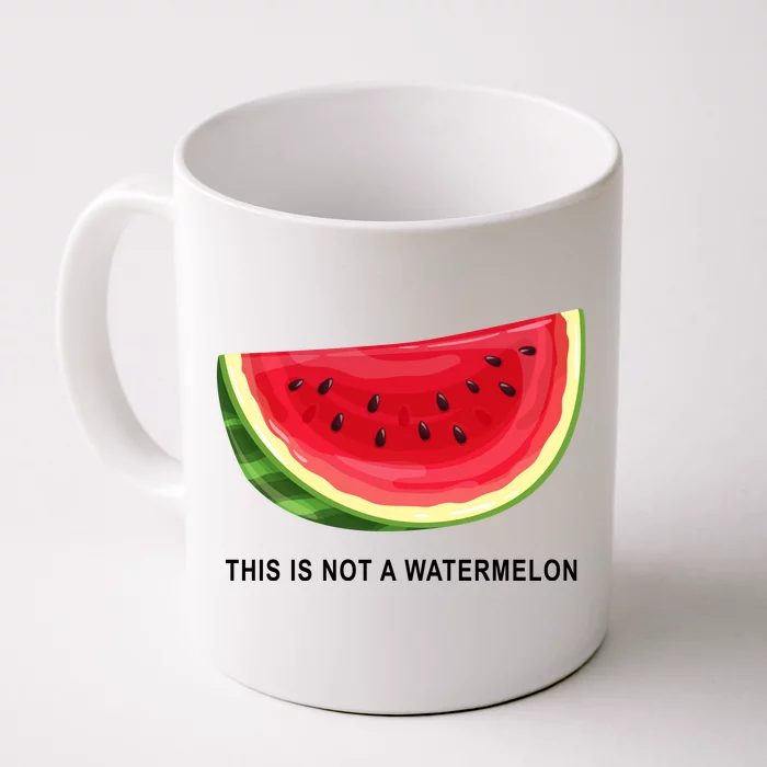 This Is Not A Watermelon Funny Front & Back Coffee Mug