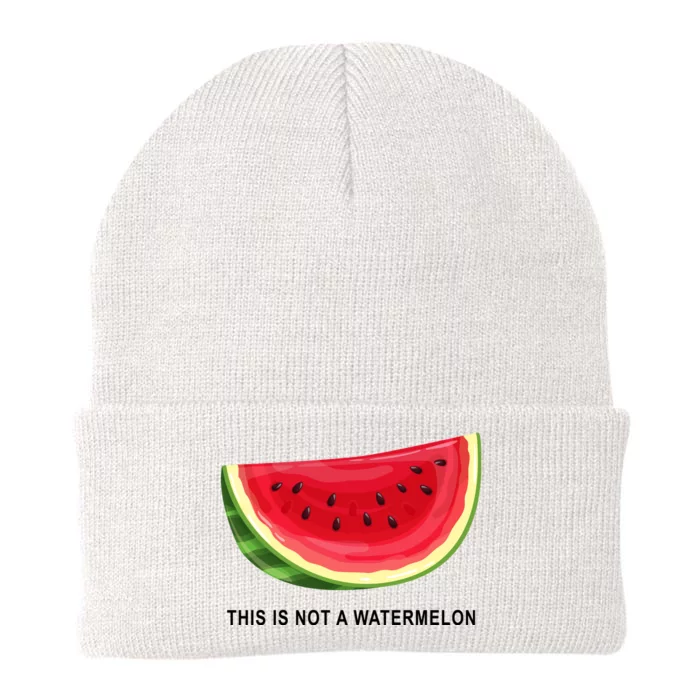 This Is Not A Watermelon Funny Knit Cap Winter Beanie