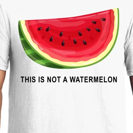 This Is Not A Watermelon Funny Pajama Set