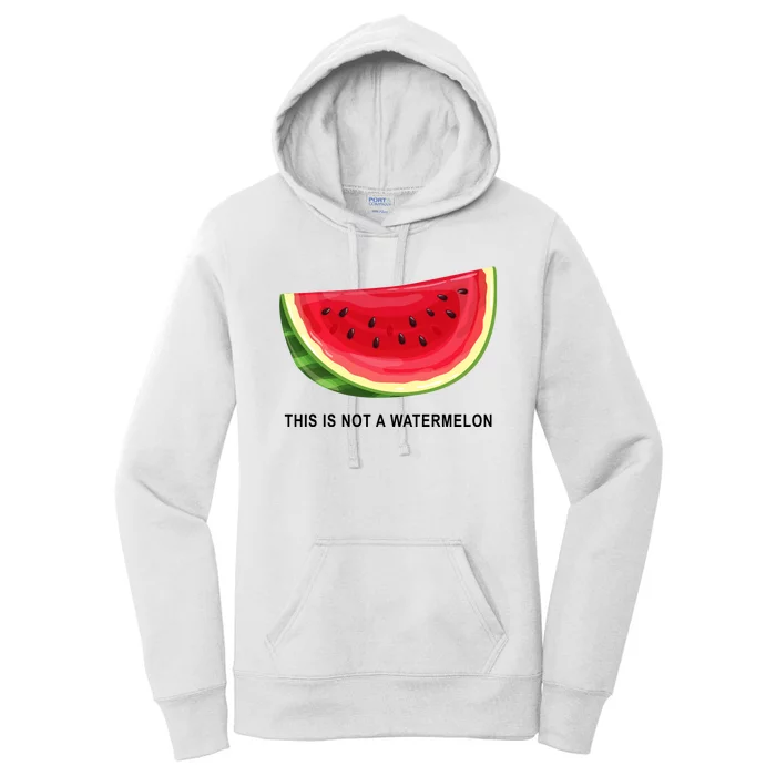 This Is Not A Watermelon Funny Women's Pullover Hoodie