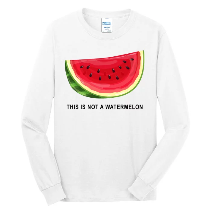 This Is Not A Watermelon Funny Tall Long Sleeve T-Shirt