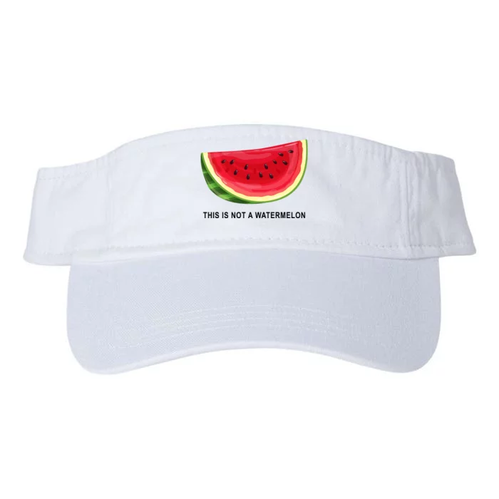 This Is Not A Watermelon Funny Valucap Bio-Washed Visor