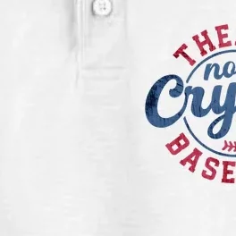 There Is No Crying In Baseball Funny Game Day Baseball Dry Zone Grid Performance Polo