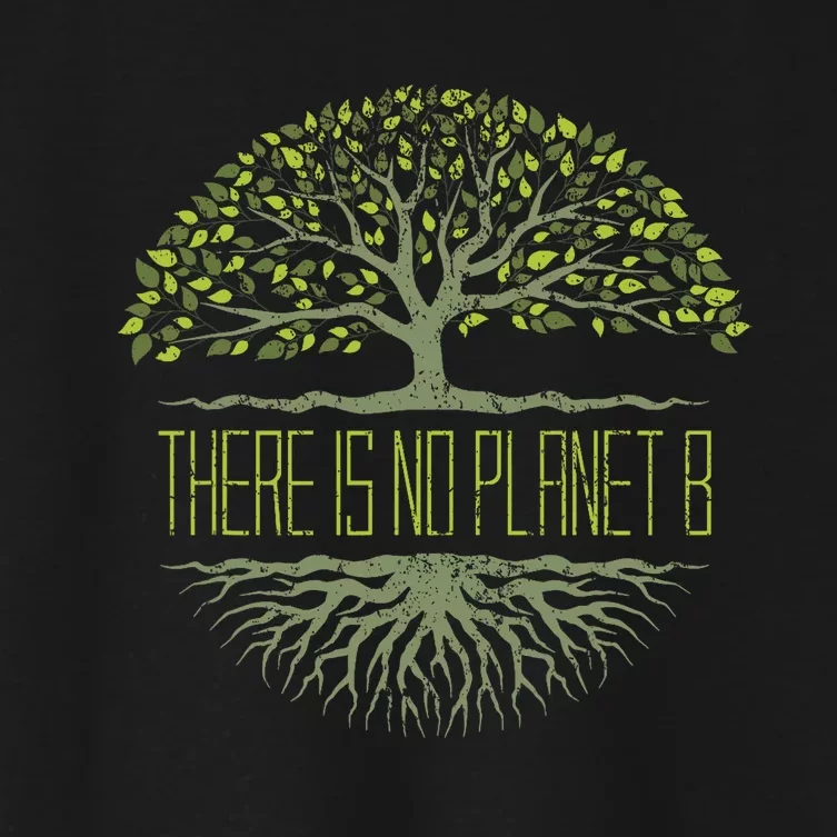 There Is No Planet B Earth Day Women's Crop Top Tee