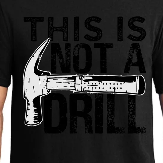 This Is Not A Drill Funny Gift Funny Car Mechanic Gift Pajama Set