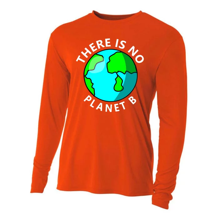 There Is No Planet B Earth Day Cooling Performance Long Sleeve Crew