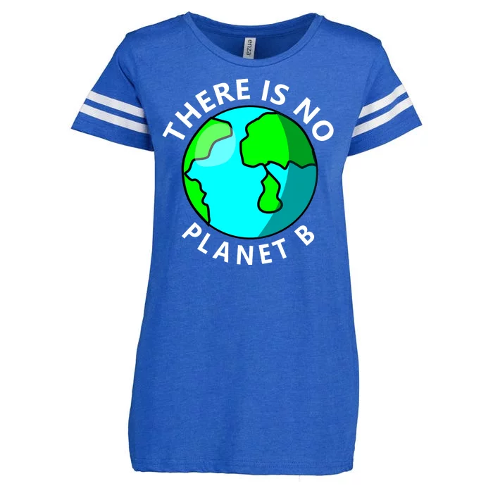 There Is No Planet B Earth Day Enza Ladies Jersey Football T-Shirt