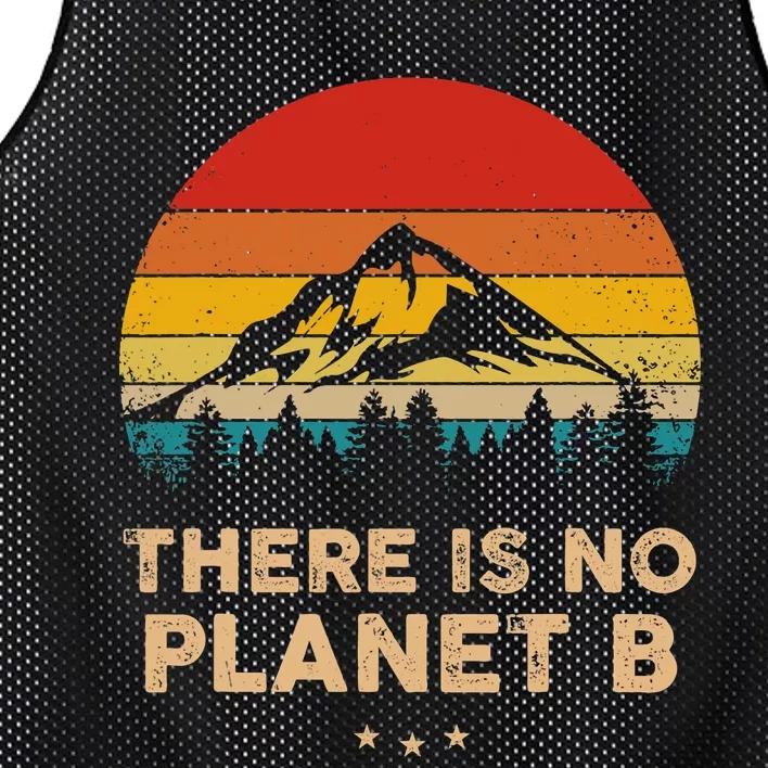 There Is No Planet B Save The Earth Earth Day Environmental Mesh Reversible Basketball Jersey Tank