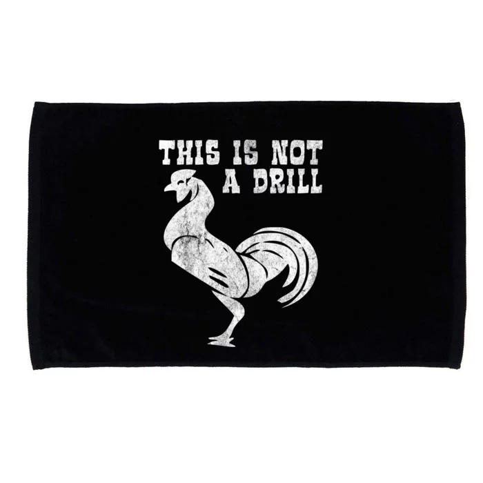 This Is Not A Drill Novelty Tools Hammer Builder Woodworking Gift Microfiber Hand Towel