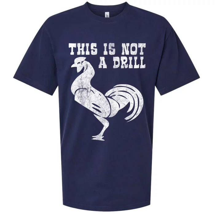 This Is Not A Drill Novelty Tools Hammer Builder Woodworking Gift Sueded Cloud Jersey T-Shirt