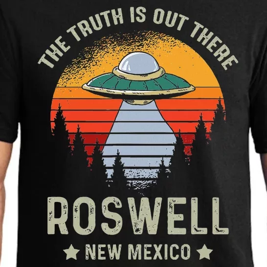 Truth Is Out There Roswell New Mexico Alien Abduction Ufo Pajama Set