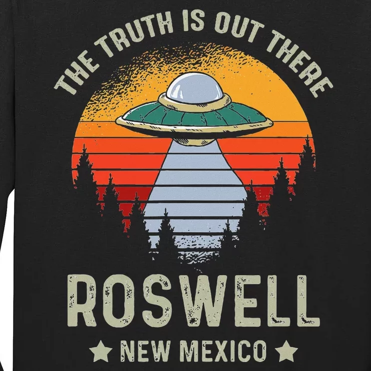 Truth Is Out There Roswell New Mexico Alien Abduction Ufo Tall Long Sleeve T-Shirt