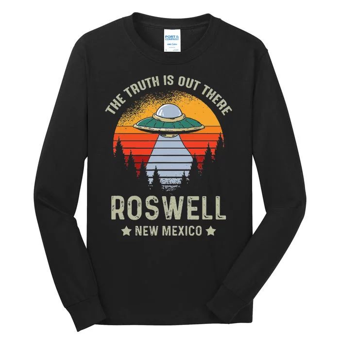 Truth Is Out There Roswell New Mexico Alien Abduction Ufo Tall Long Sleeve T-Shirt