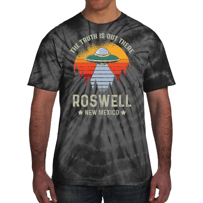 Truth Is Out There Roswell New Mexico Alien Abduction Ufo Tie-Dye T-Shirt